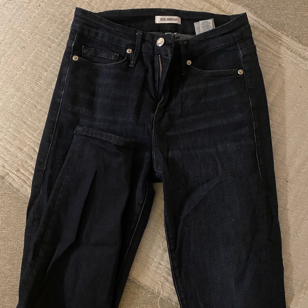 Good American Deep Indigo Skinny Jean